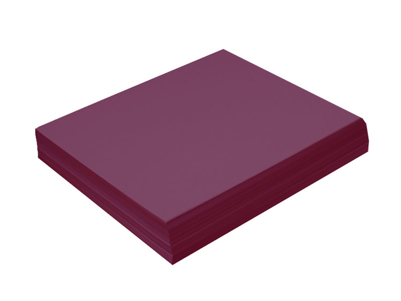 75 Pack - 7" x 7" Panel Card: Metallic Violet (Ruby)