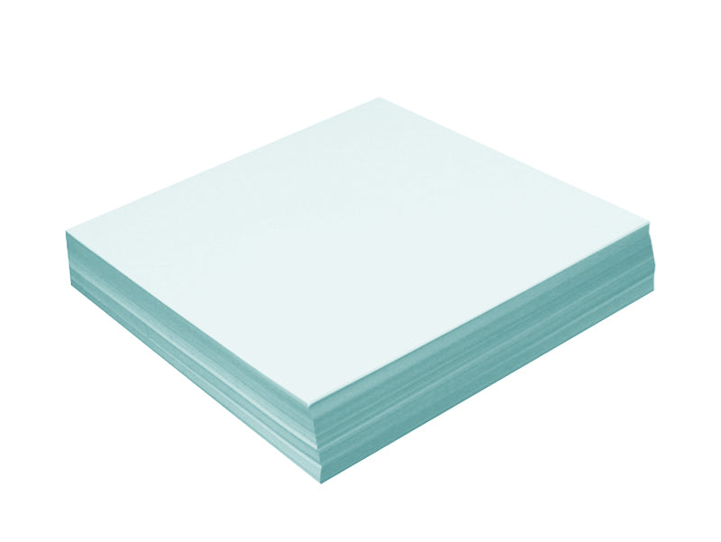 55 Pack - Metallic Panel Card 7" x 7" : Soft Aqua