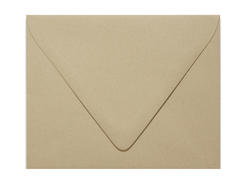 50 Pack - A7 Matte Euro Flap Envelope: Speckletone Kraft