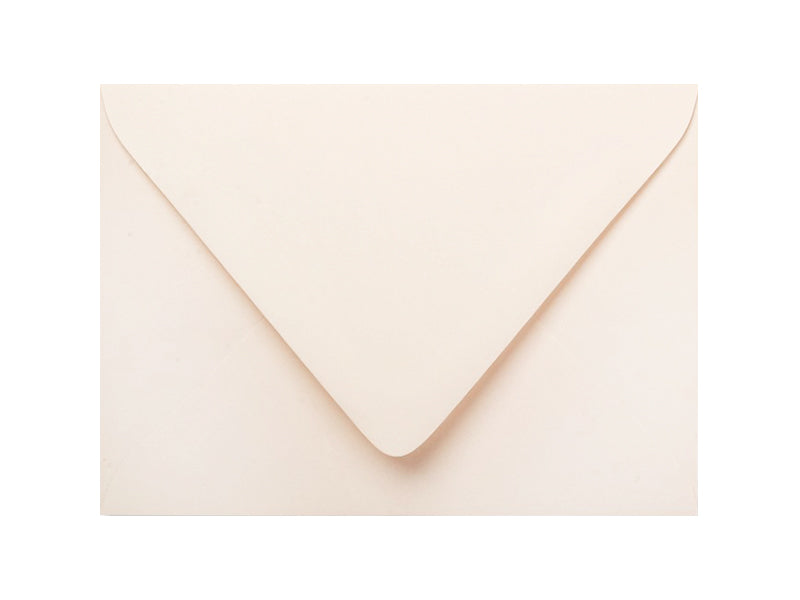 49 Pack - A7.5 Outer Euro Flap Envelopes: Vellum White (Blush)