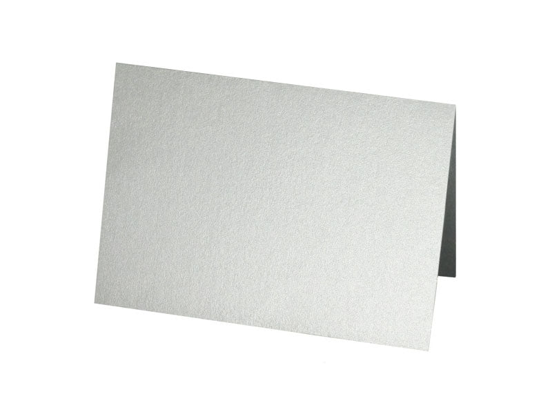 25 pack - A7 Metallic Folded Card : Silver