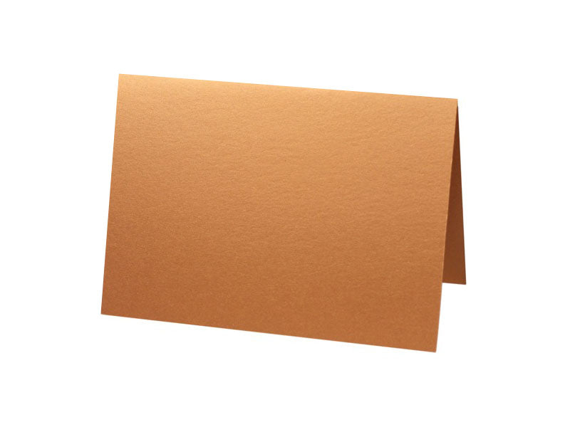 25 pack - A7 Metallic Folded Card : Copper