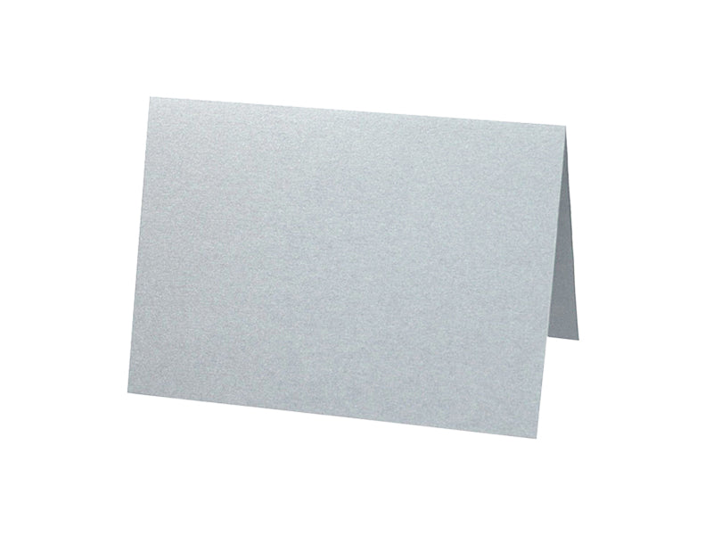 25 pack - A6 Metallic Folded Card : Galvanised