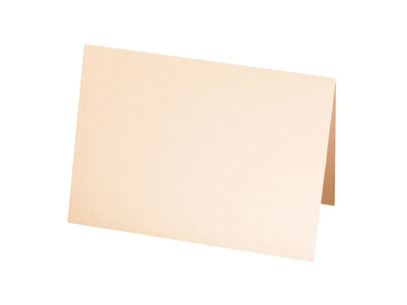 25 pack - A7 Metallic Folded Card : Coral