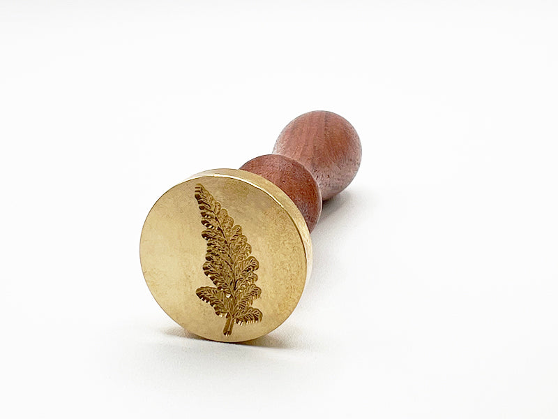 Fern 1" Dia. Wax Stamp