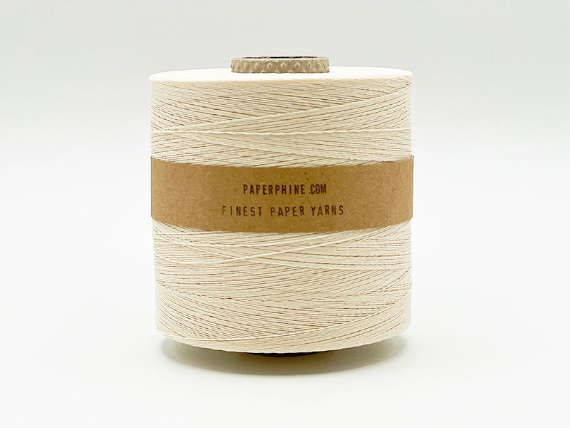 Fine Warm White Paper Twine - Large Roll