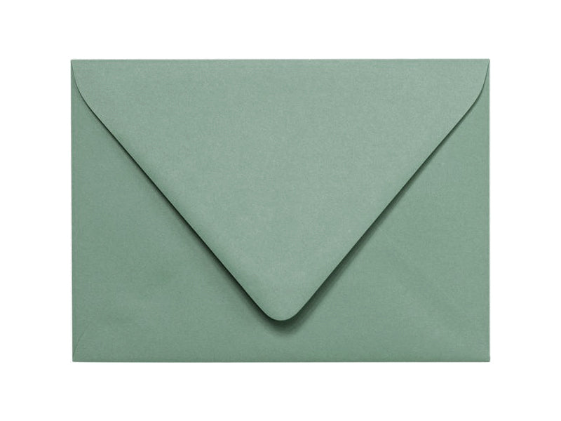 50 Pack - A7 Euro Flap Envelopes: Matcha Tea