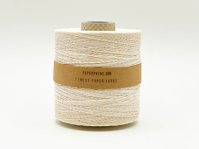 Medium Warm White Paper Twine - Large Roll