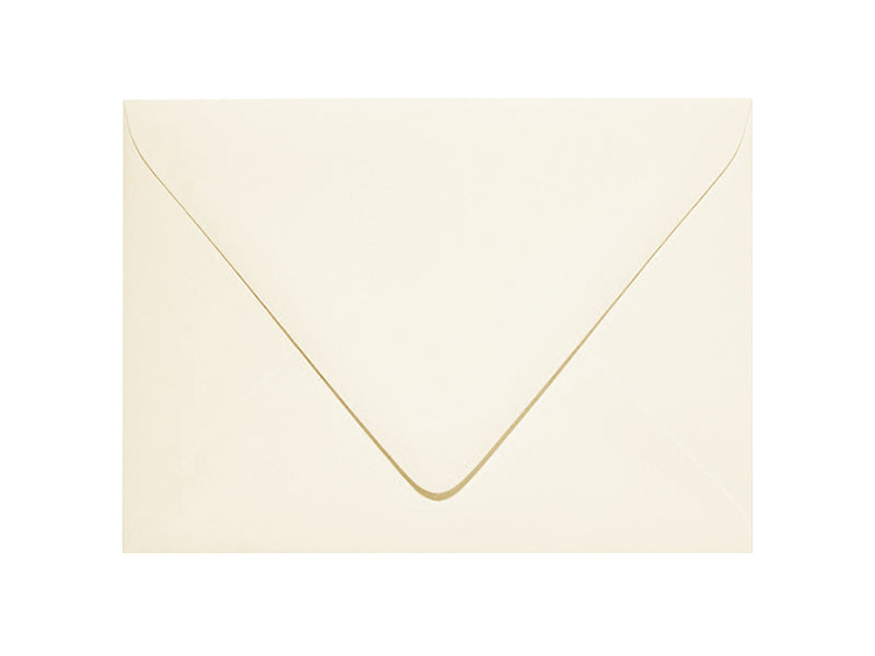 59 Pack - A7 Euro Flap Envelopes: Ivory (Natural White)