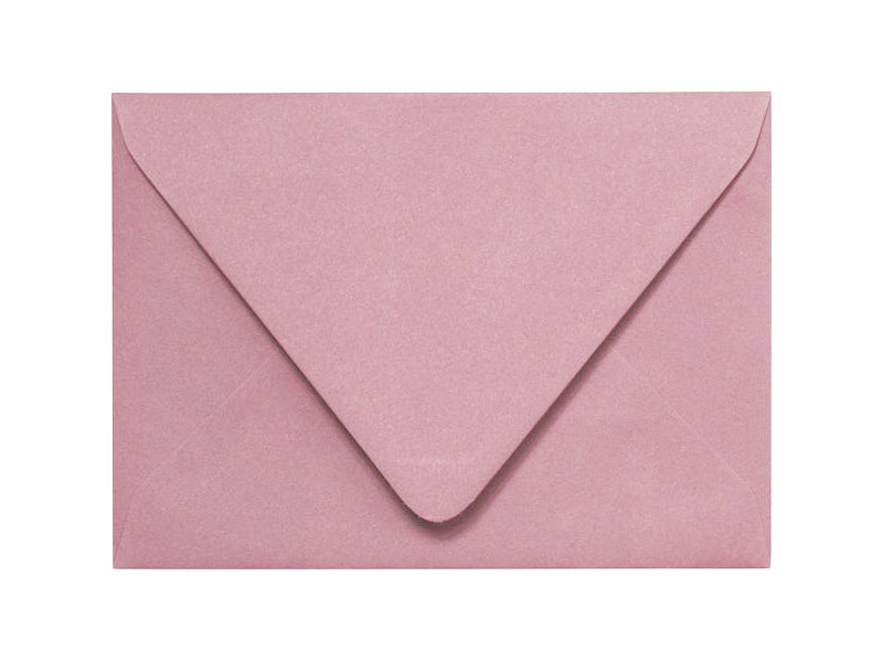 63 Pack - A7 Euro Flap Envelopes: Old Rose