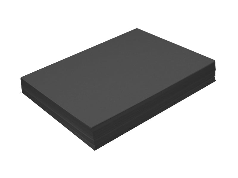 56 Pack - Metallic cardstock 7" x 8" : Onyx