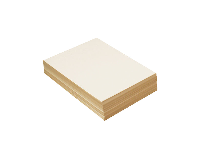 48 Pack x 4-1/2" x 2-1/4" Place Cards 100lb: Linen Ivory (Natural White)