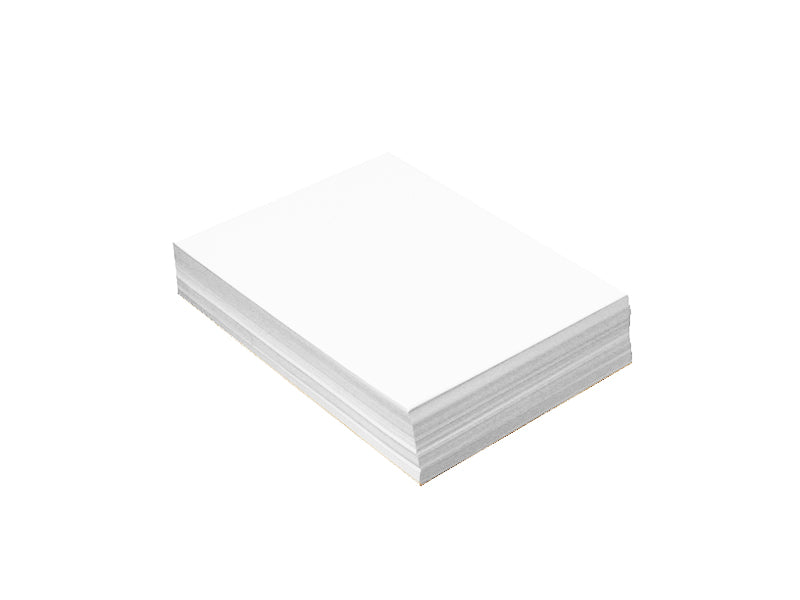 50 Pack x 4-1/2" x 2-1/4" Place Cards 100lb: Felt White