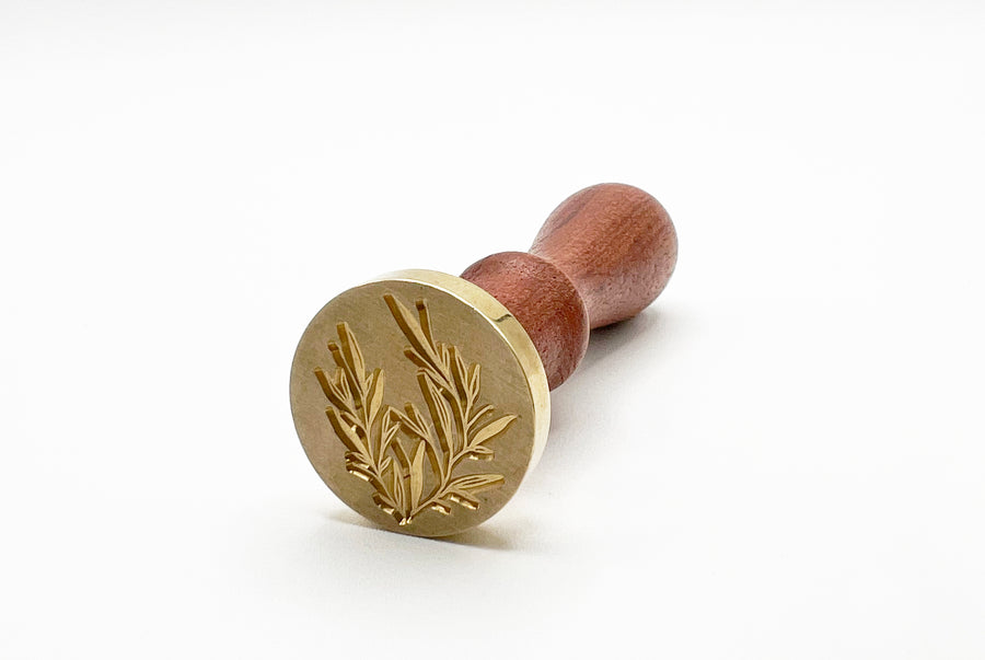 Rosemary 1" Dia. Wax Stamp