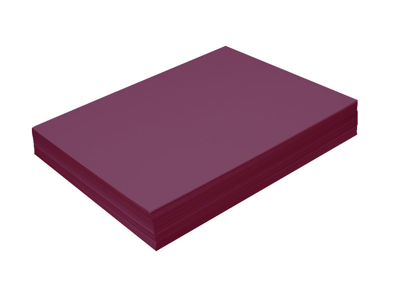 43 PACK: 8-1/2" X 11" METALLIC TEXT WEIGHT SHEETS : VIOLET (RUBY)