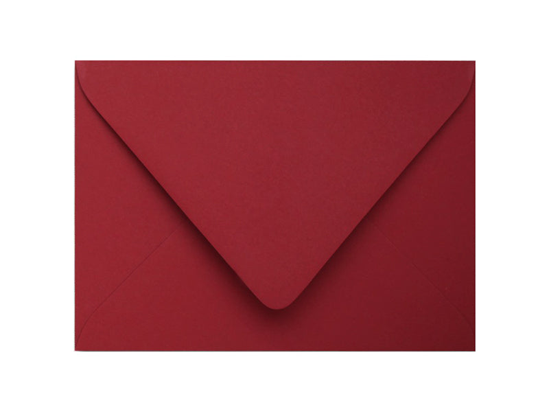 60 Pack - A7 Euro Flap Envelopes: Scarlet