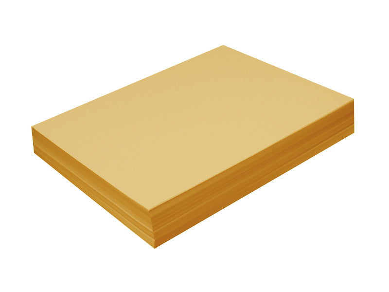 100 Pack - A7 Panel Card (5"x7"): Metallic 24K Gold