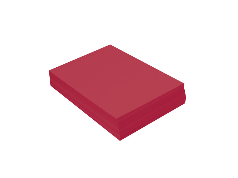 50 Pack - 4bar Panel Card (3.5"x5"): Metallic Classic Red (Jupiter)