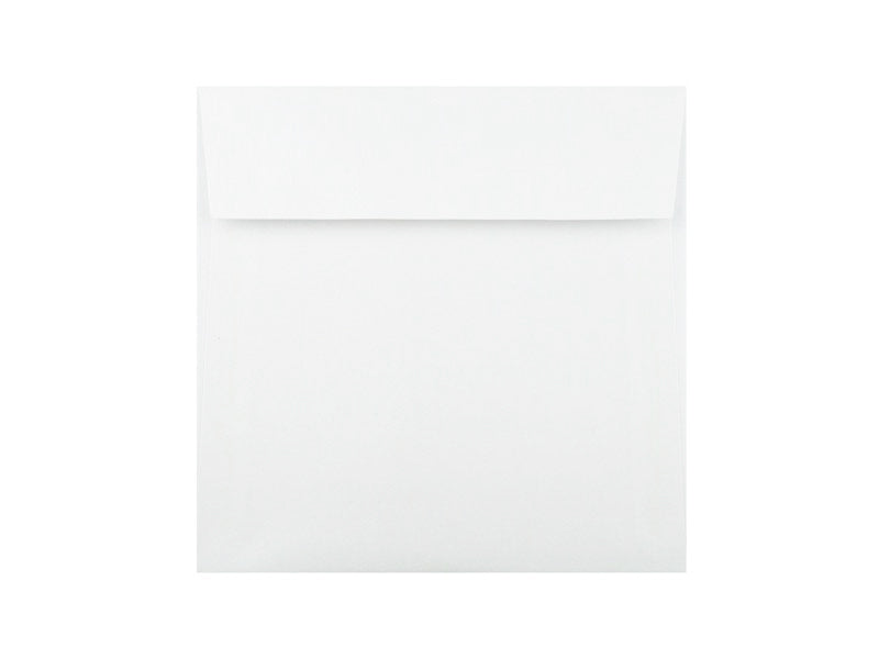 50 Pack: 6-1/2" Sq. MATTE ENVELOPE : BRILLIANT WHITE