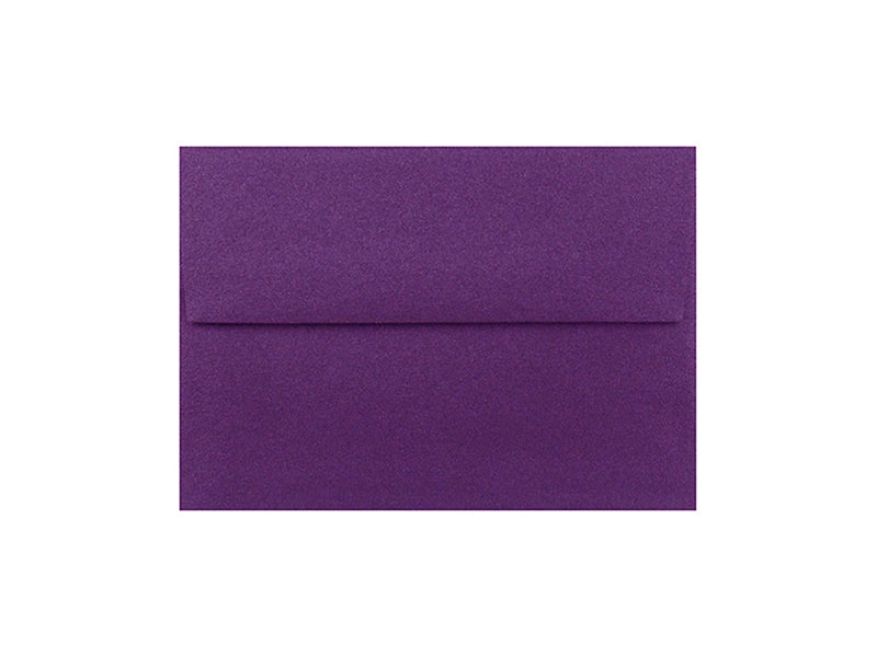 50 Pack - 4 Bar Metallic Envelope: Grape