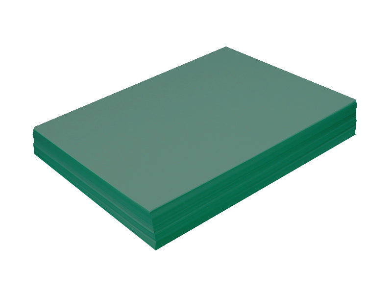 50 pack - 8.5"x11" Metallic Text Weight Sheet : Emerald